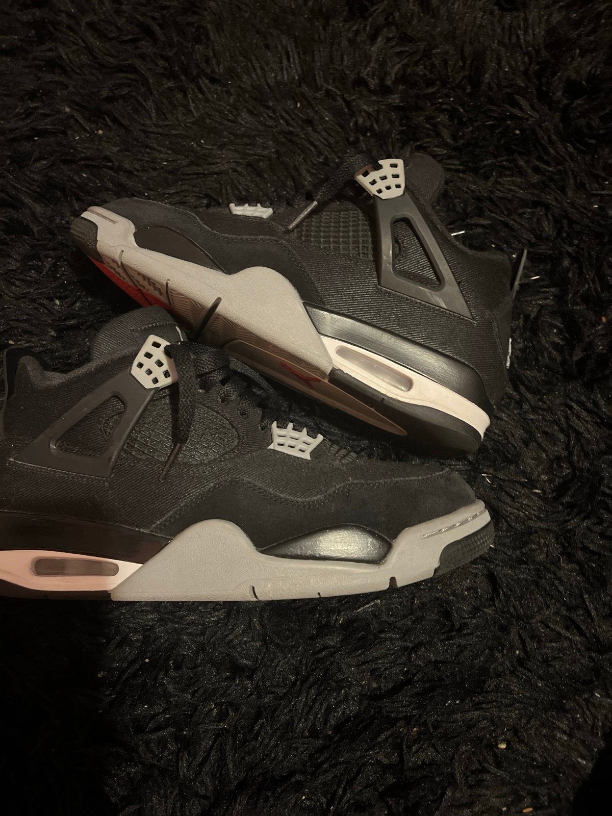 Jordan 4 Black Canvas