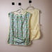 Vintge Bundle of Two Printed Tie Aprons One Size