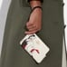 COACH Disney X Corner Zip Wristlet With Cruella Motif Chalk CC334 Leather NEW