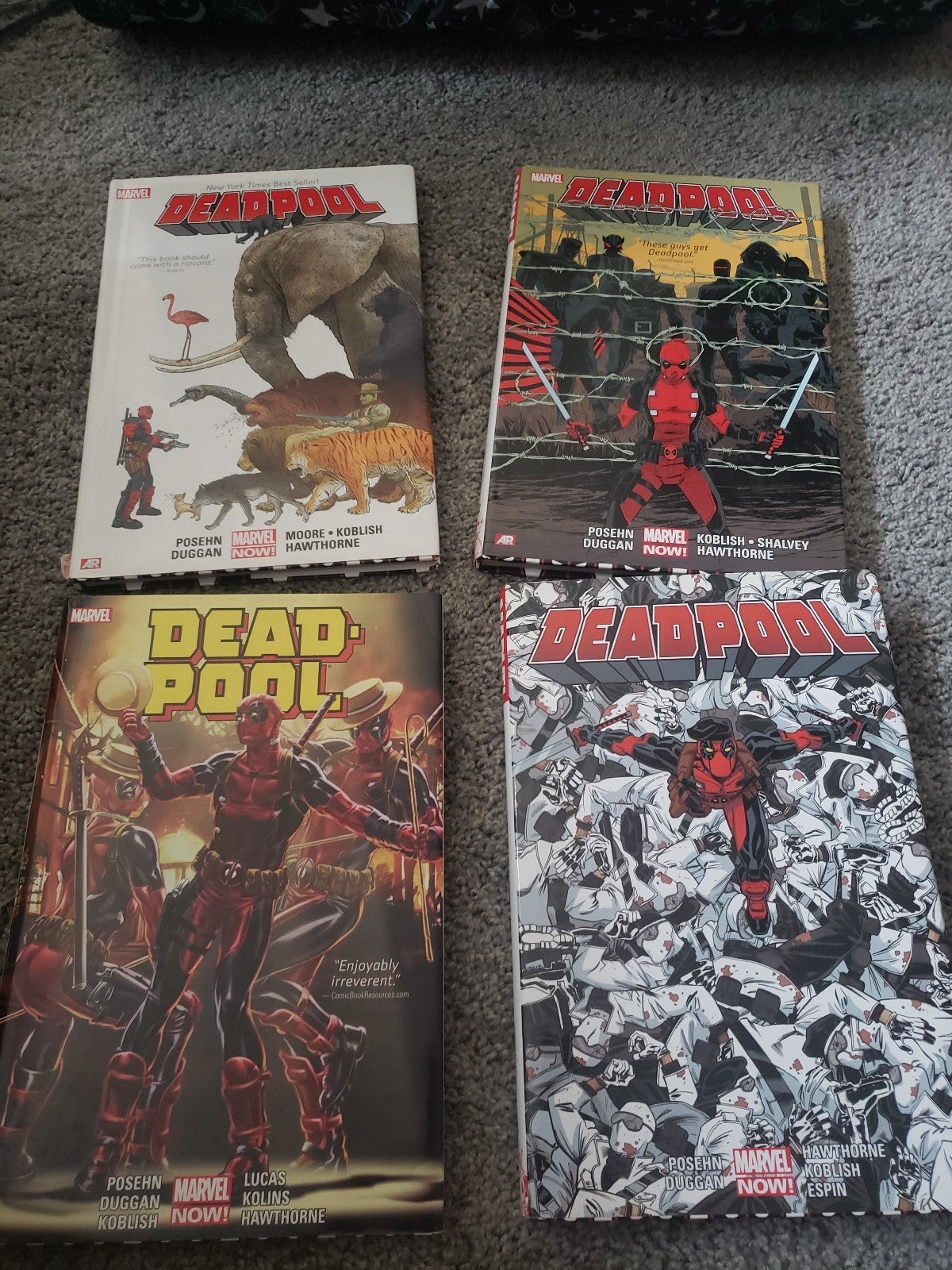 Deadpool volumes 1-4