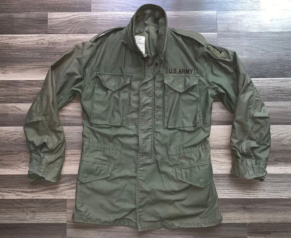 US Army Cold Weather Field Coat So-Sew Size Small Long OG-107 (no liner)