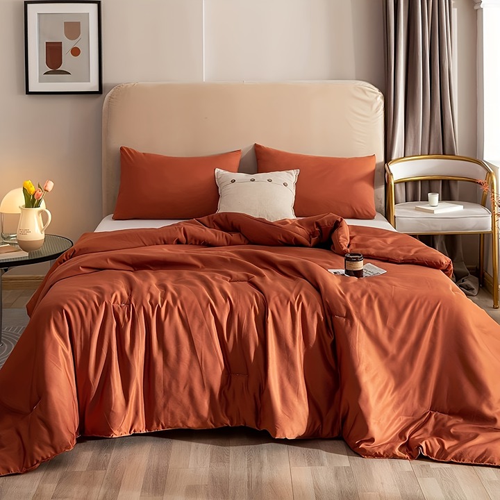 90X90 IN Solid Color Comfortable Set SF8I