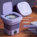 Foldable Portable Washing Machine With 2.11gal Large Capacity, 3 Deep Cleaning D