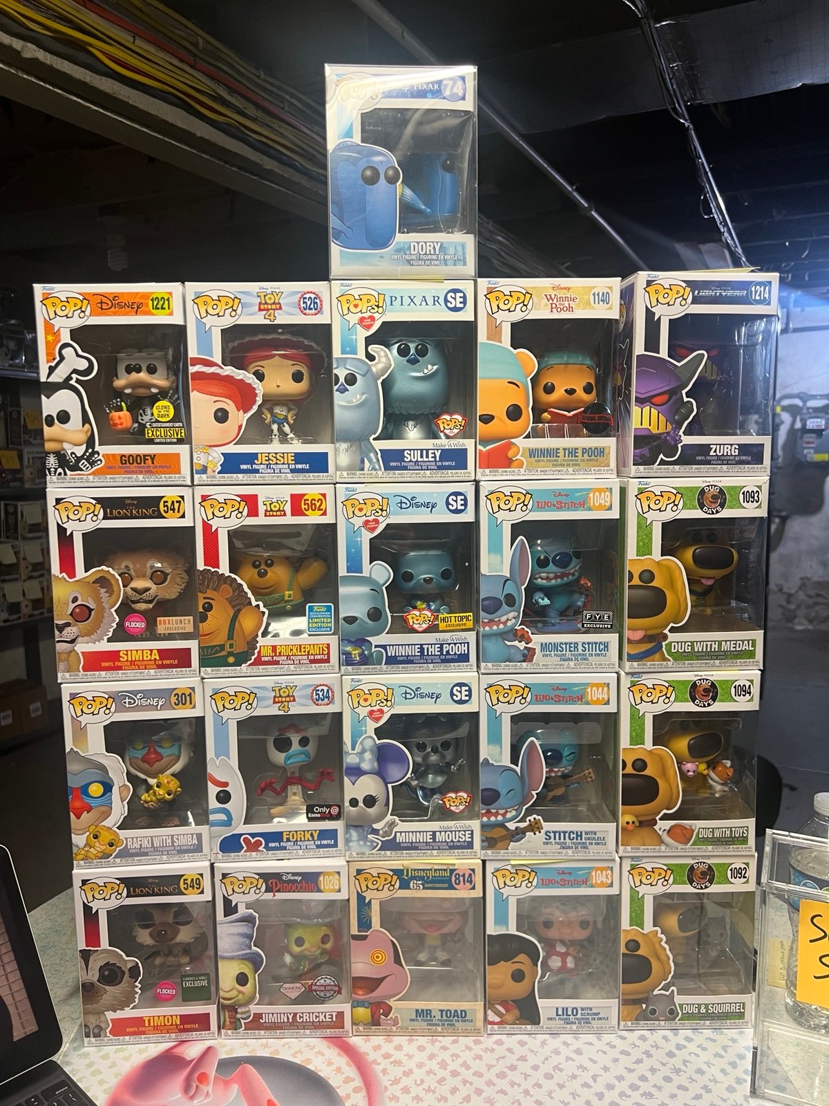 Disney- Pixar- Disney princesses Funko Pop Lot- Read Description!