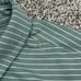 Lululemon Evolution Short Sleeve Polo Agile Stripe Tidewater Teal White Opal 2XL
