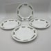 Set of 4 Corelle WINTER HOLLY DAYS Berry Bread & Butter Dessert Plates 6-3/4