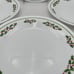 Set of 4 Corelle WINTER HOLLY DAYS Berry Bread & Butter Dessert Plates 6-3/4