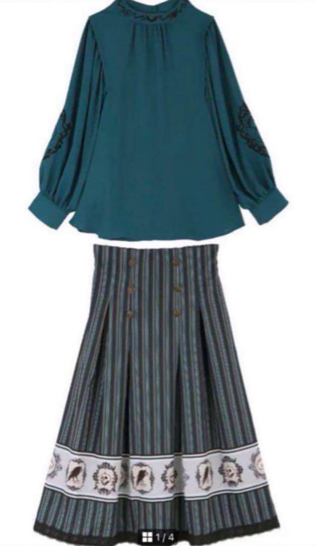 Axiz Fam Villains Skirt Blouse