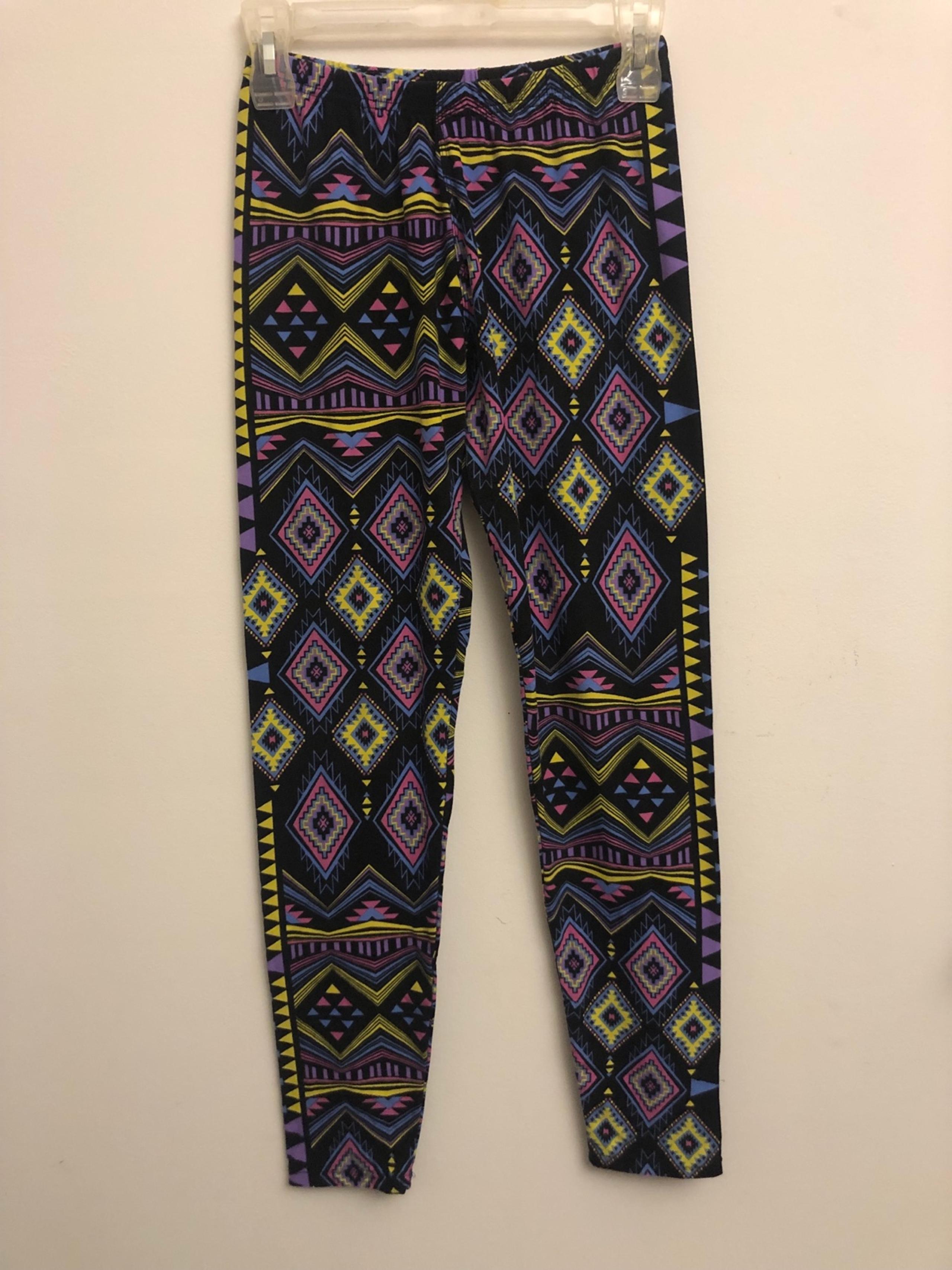 Womens multicolored Leggings by Hot Kiss size medium