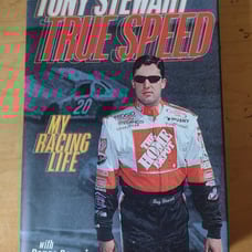 Signed Tony Stewart True Speed Book