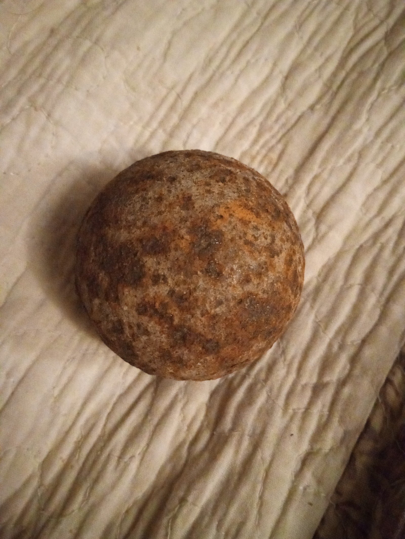 Civil war era cannonball