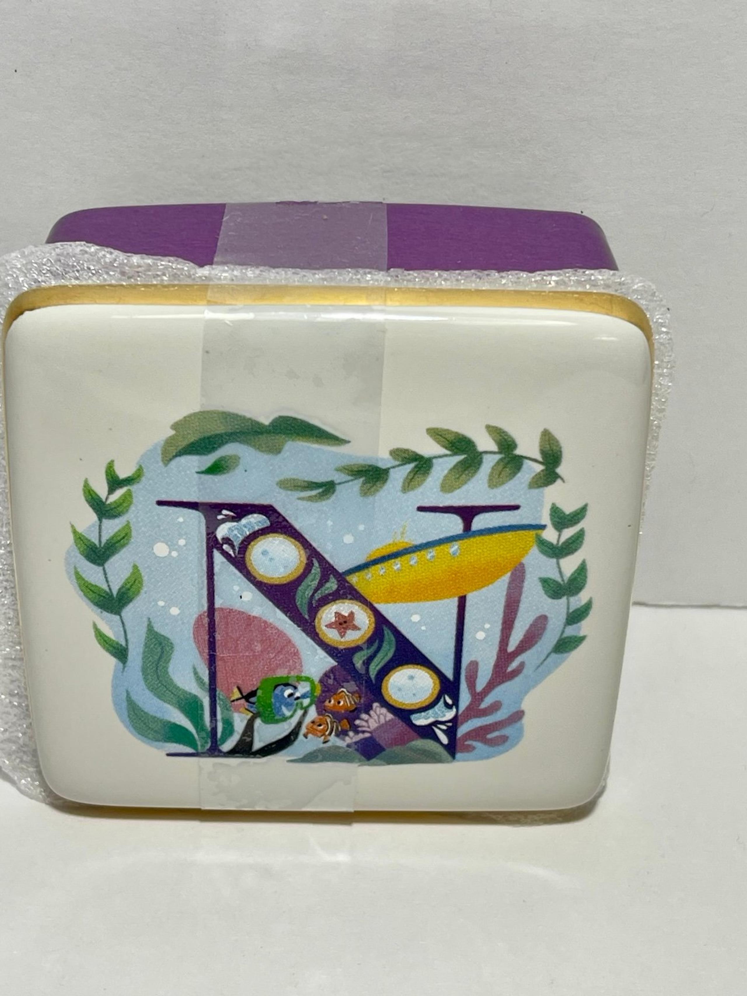 Disneyland Nemo Submarine ABC N Trinket Box New