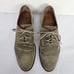 FRYE Mens Green/ Taupe Suede Cap Toe Oxford Lace Up Shoes Sz 8.5 Career