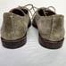 FRYE Mens Green/ Taupe Suede Cap Toe Oxford Lace Up Shoes Sz 8.5 Career