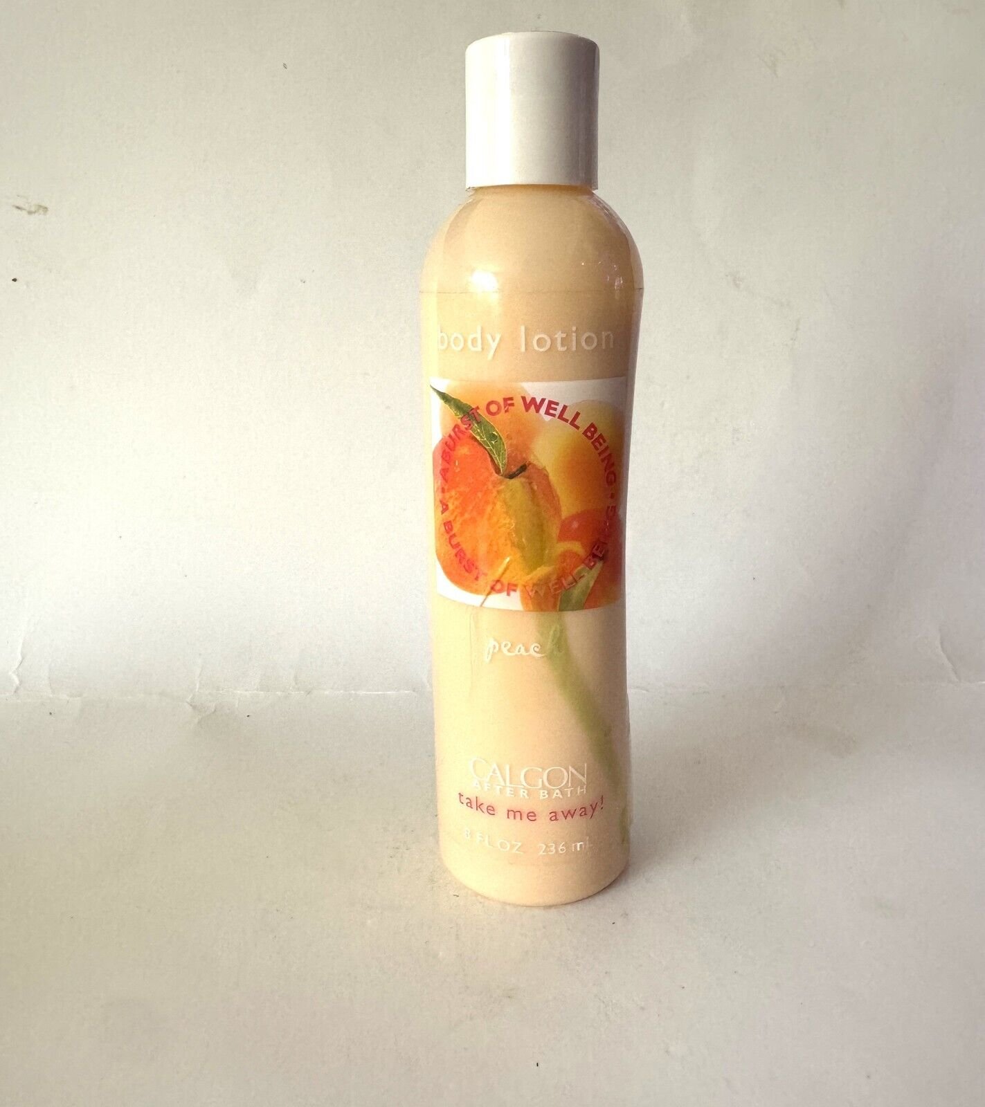 Galgon after bath take me away body lotion peach 8oz