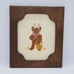 Set of 3 Vintage Cross Stitch Teddy Bear