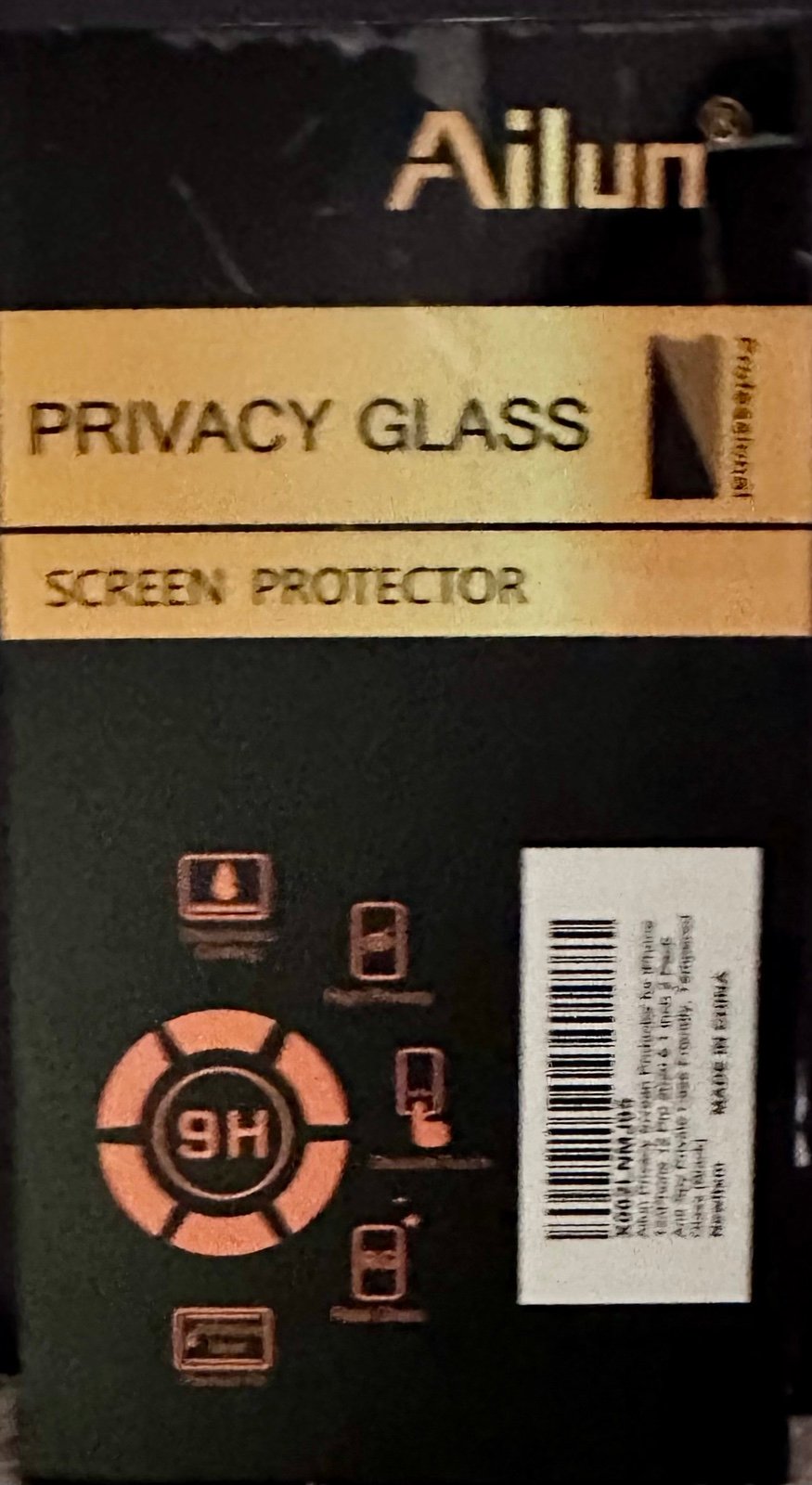 Ailun Privacy Glass Screen Protector for iPhone 12 and iPhone 12 Pro