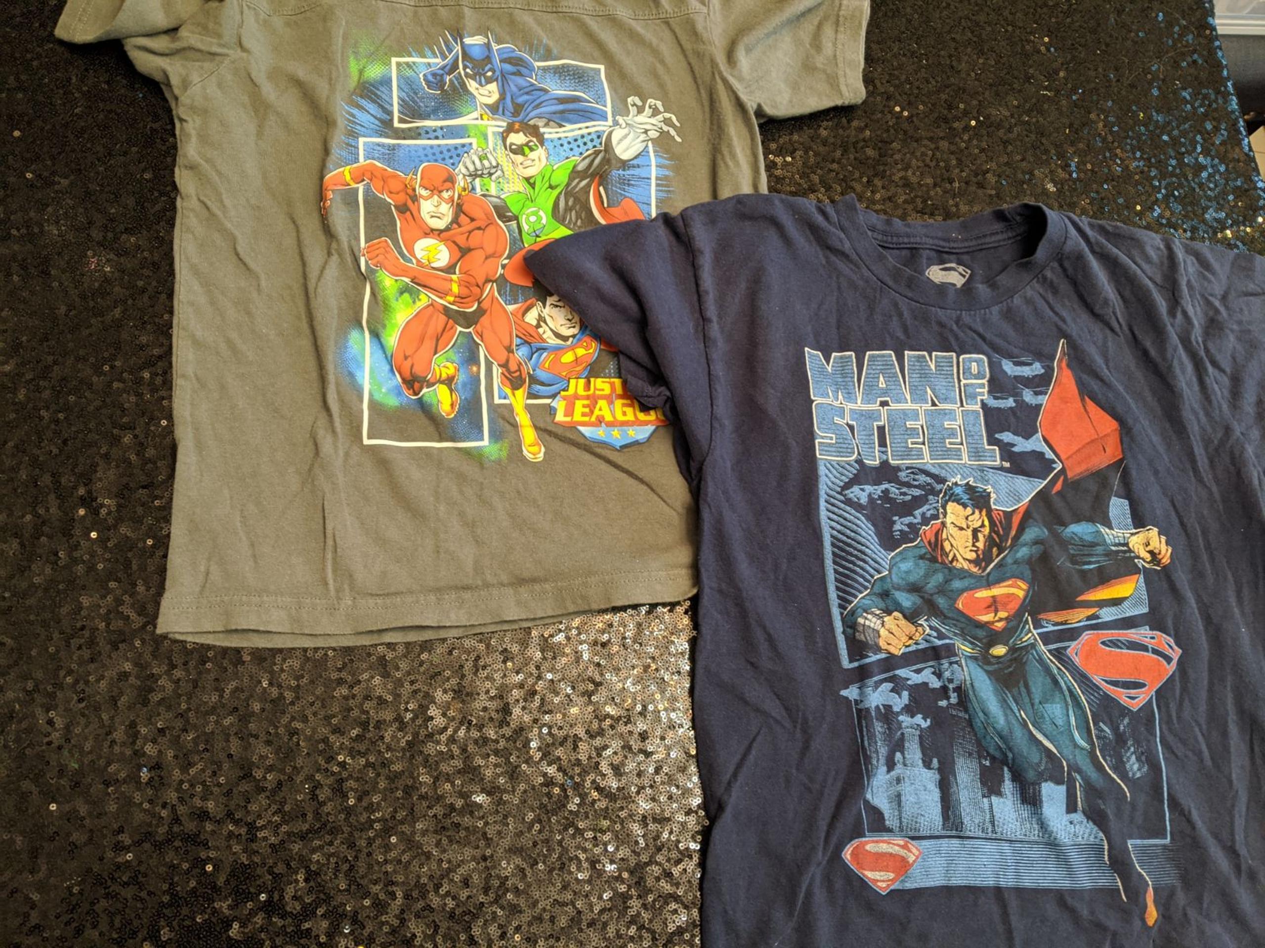 Boys superman shirts