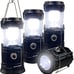 4pcs Collapsible Portable LED Camping Lantern Lightweight Waterproof Solar light