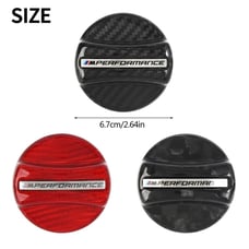 Real Carbon Fiber Fuel Tank Cap Trim Cover For BMW