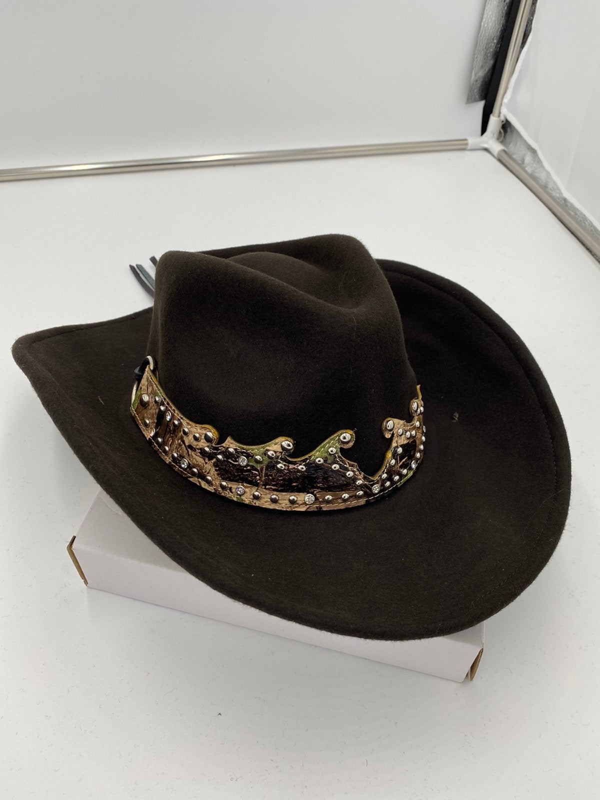 Montana WEST Brown Western Camo Hat