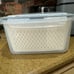 Fruit Storage Containers for Fridge with Removable Colanders 5-Pack