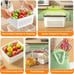 Fruit Storage Containers for Fridge with Removable Colanders 5-Pack