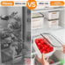 Fruit Storage Containers for Fridge with Removable Colanders 5-Pack