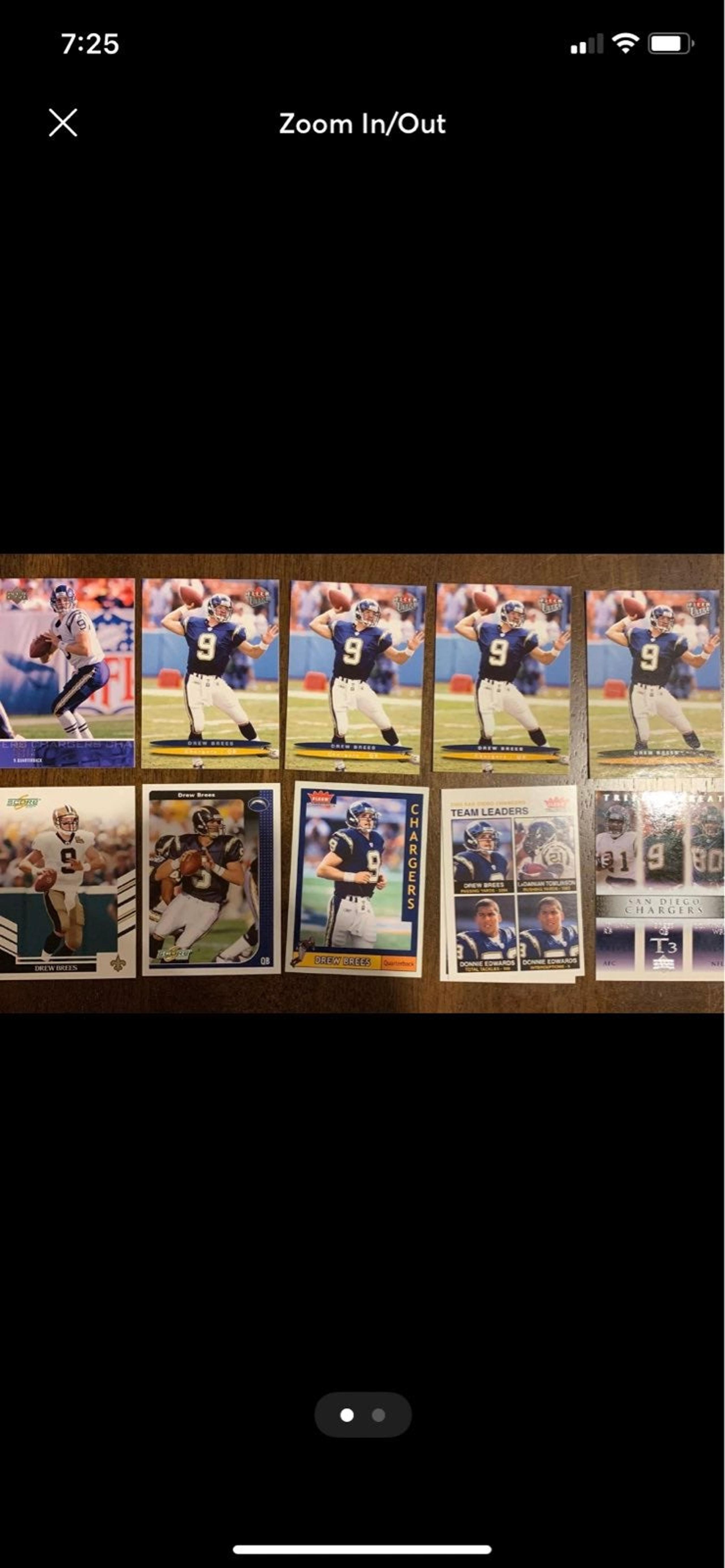 Drew Brees Card Lot