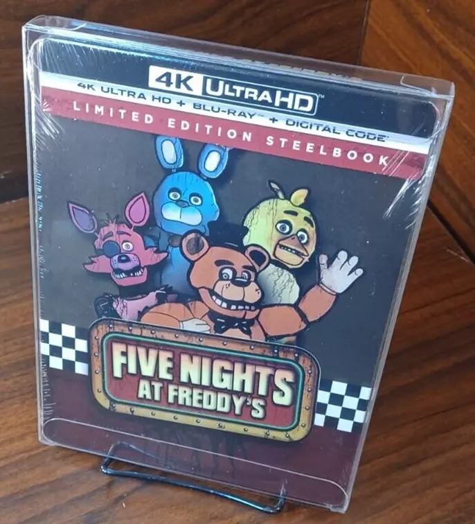 Five Nights at Freddy’s Steelbook (4K+Blu-ray)-NEW-w/PROTECTIVE SLEEVE-Free S&H