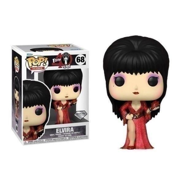 Funko Pop! Icons: Elvira (40th Anniversary) - Elvira (Diamond Glitter)
