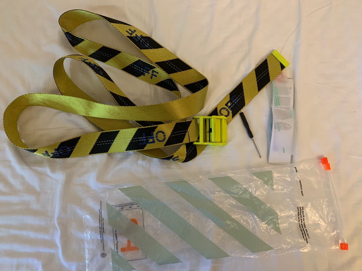 AUTHENTIC OFFWHITE BELT