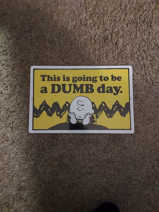 Vintage Metal Sign | Peanuts Charlie Brown Aluminum Sign | Nostalgic Poster