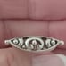 Very Unique Sterling Silver Contempary design square ring- sz7.50