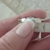 Very Unique Sterling Silver Contempary design square ring- sz7.50