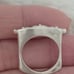 Very Unique Sterling Silver Contempary design square ring- sz7.50