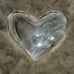 High quality Clear quartz Heart shaped bowl with rainbows & free gift