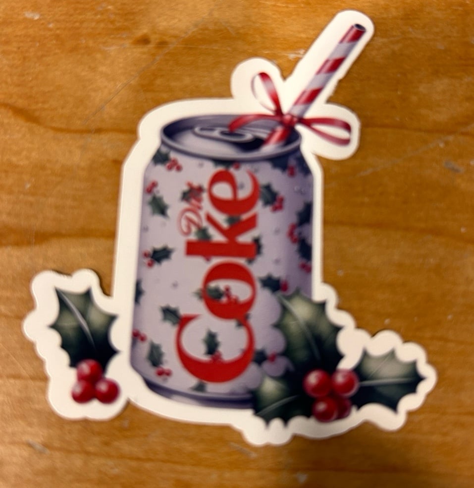 Sticker diet coke