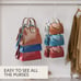 Purse Hanger Organizer for Closet, 2 Pack Hanging Bag