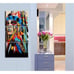 Wall Art Indians Woman Girl Colorful Feathered Print / Home Wall Decor