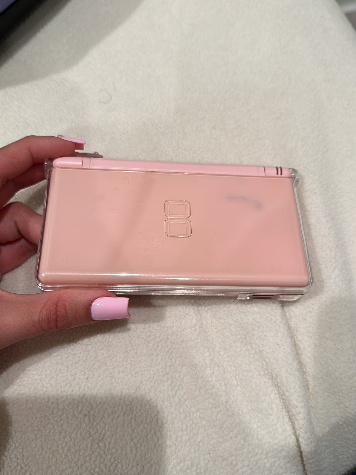 Nintendo DS Lite in Coral/Pink with 9 games