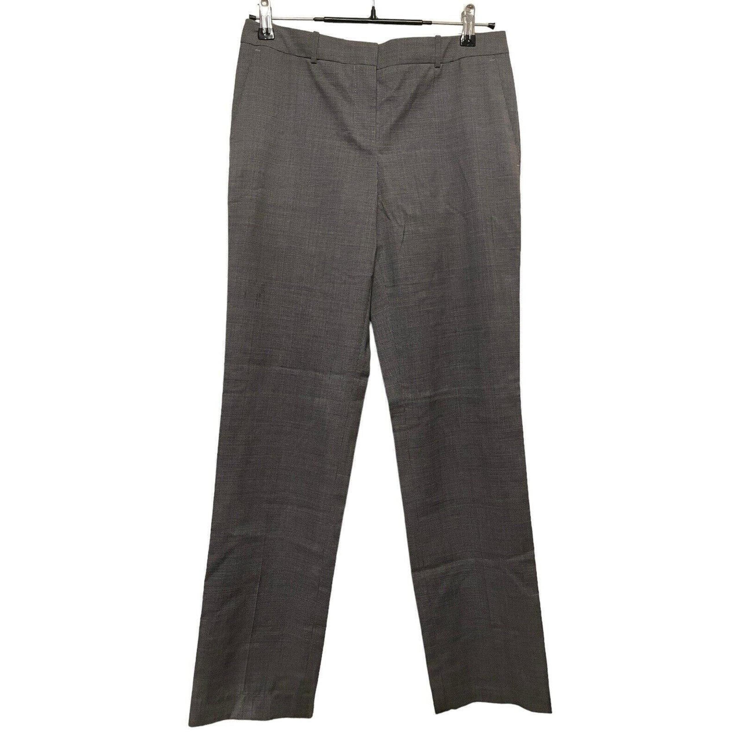 Boss Hugo Boss Houndstooth Dress Pants Trousers Women Size Medium Slim Straight