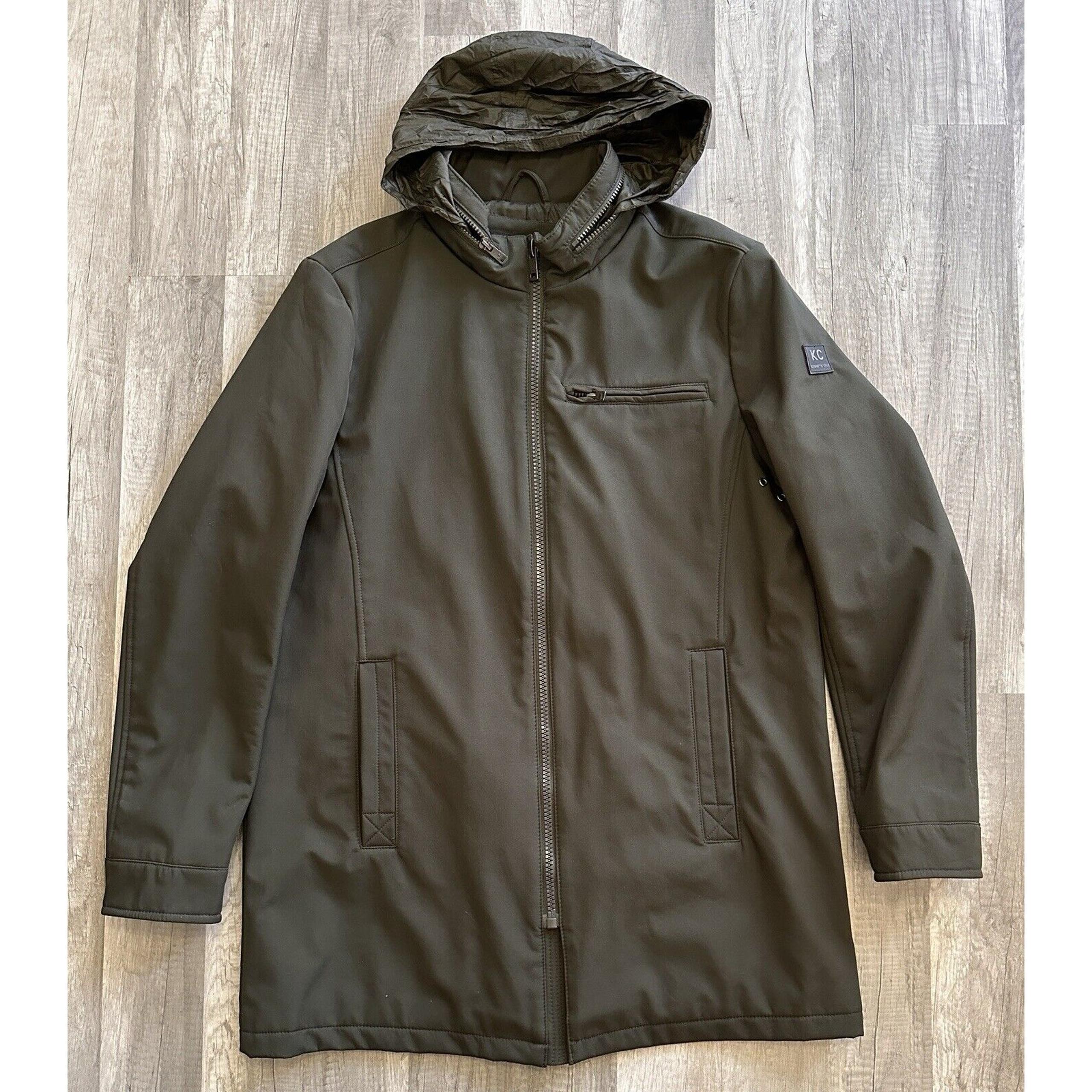Kenneth Cole New York Men's Softshell Jacket Water Resistant Lightweight Large