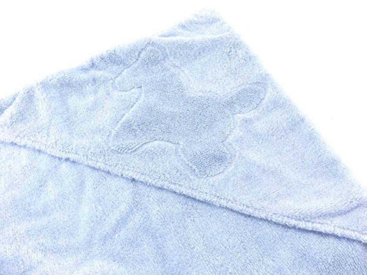 Hermès Light Blue Horse Logo Towel 23250