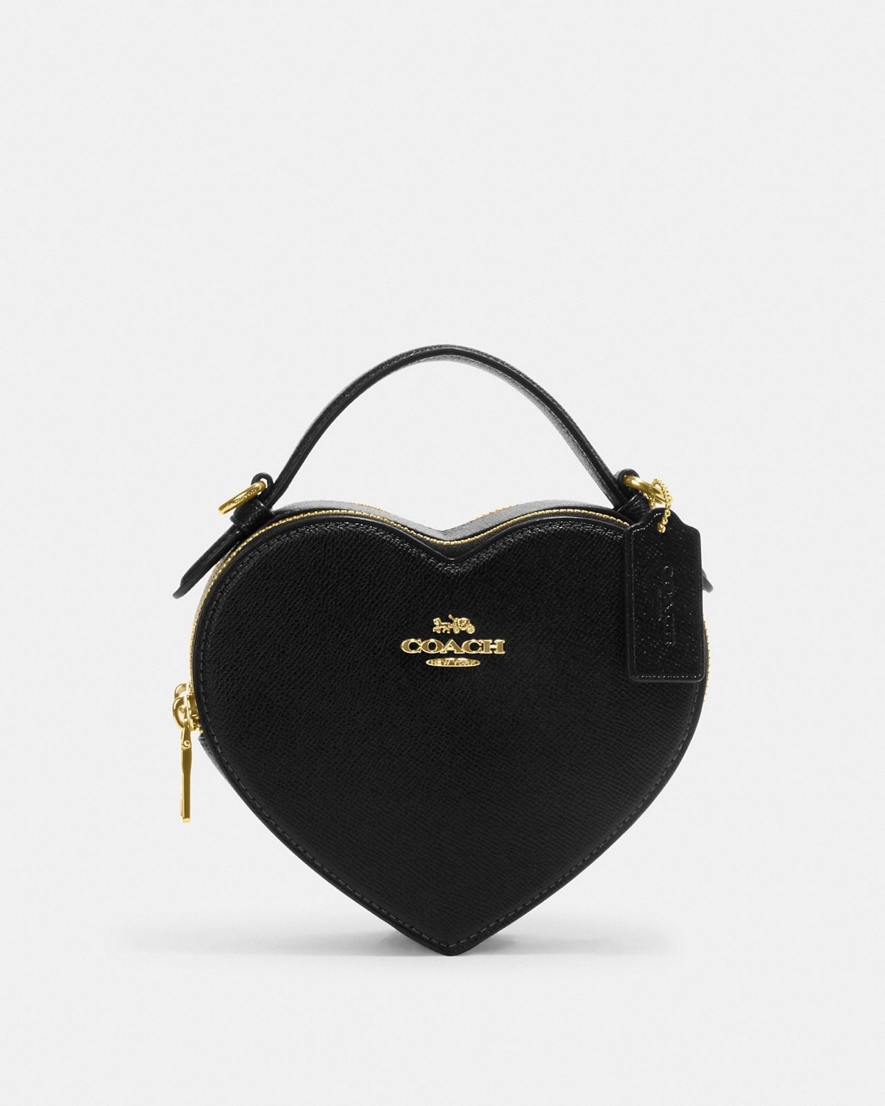 NWT Coach Heart Crossbody In Black