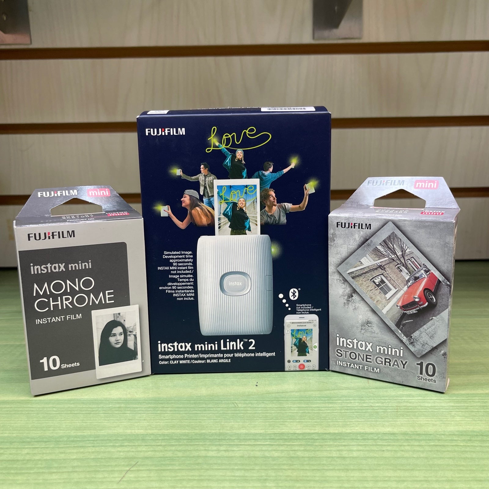 Fujifilm Instax Mini Link 2 Printer + 2 Pack of Fujifilm Instax high quality Mini Film