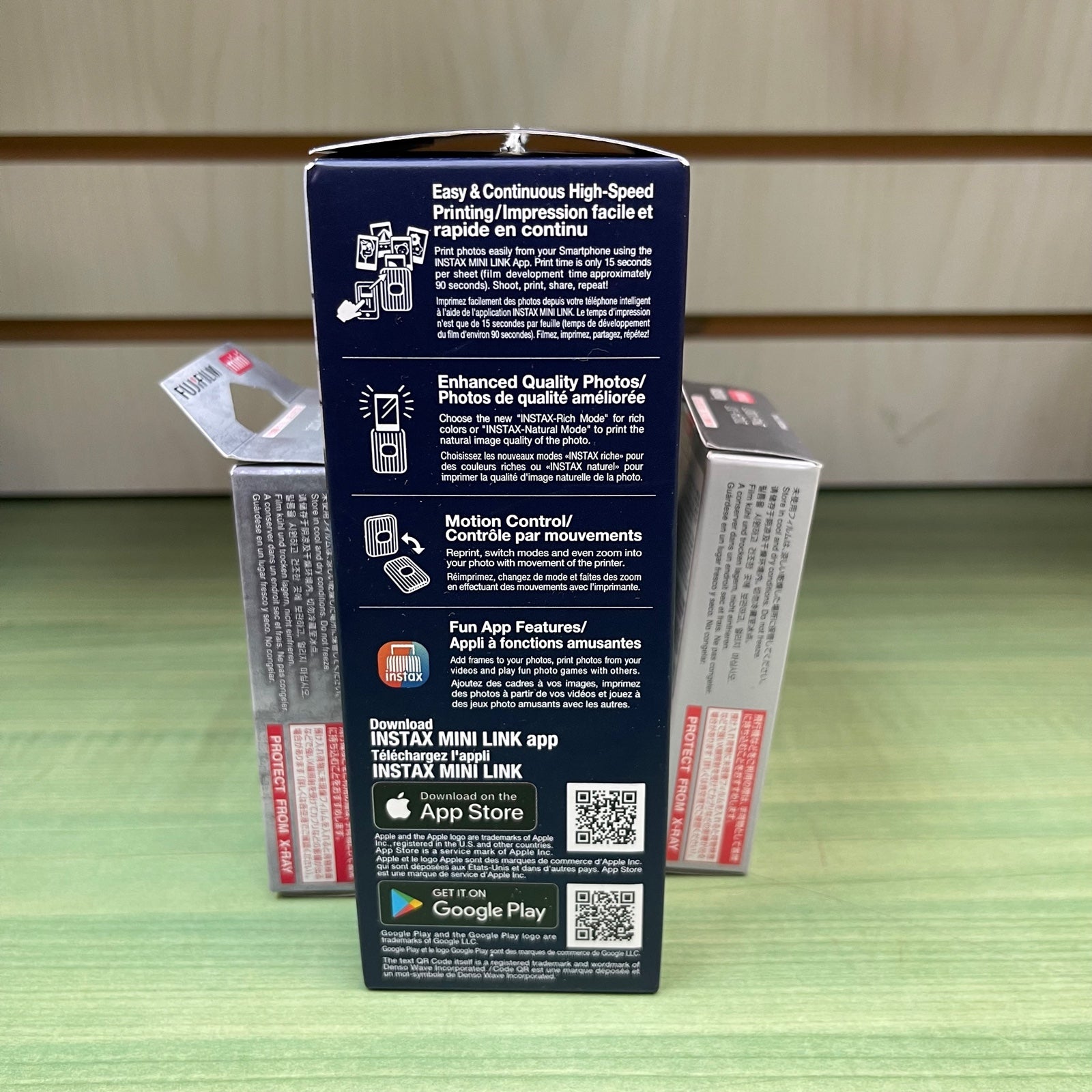 Fujifilm Instax Mini Link 2 Printer + 2 Pack of Fujifilm Instax high quality Mini Film