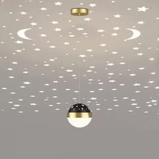 Modern LED Star Adjustable Pendant Night Light for Bedroom, Dining Room, Hallway