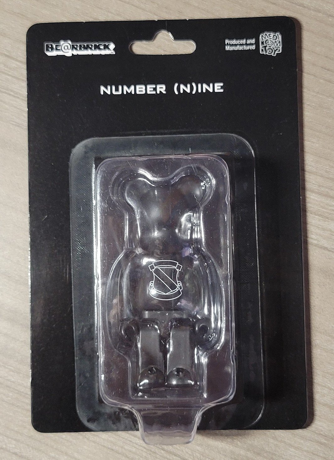 Bearbrick 100% Number Nine (N)ine MEDICOM TOY Emblem