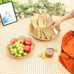 Wicker Baskets Rattan Set 2 For Serving Potatoes Onions Bread Decor Basket